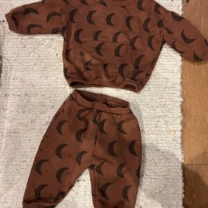 Rylee + Cru Moons Baby Sweater Set